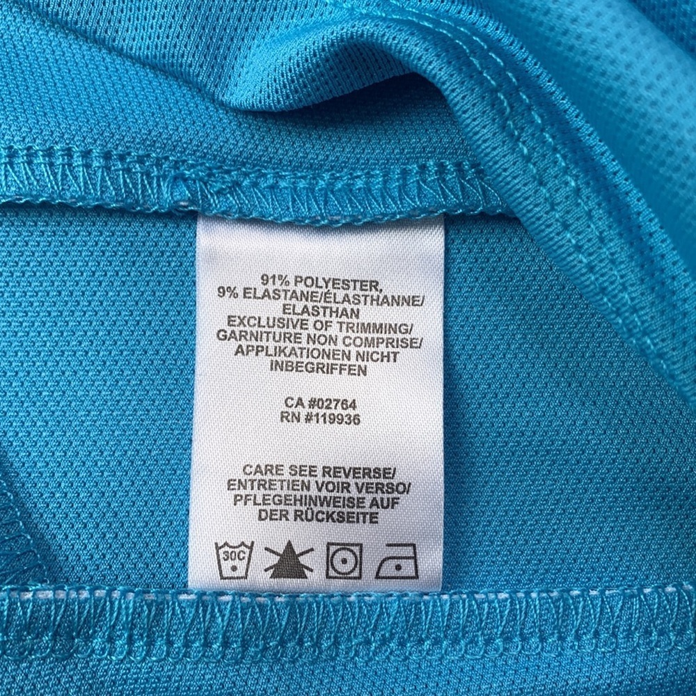 Nivo Short Sleeve Golf Polo Teal Blue Sz S - Picture 5 of 5